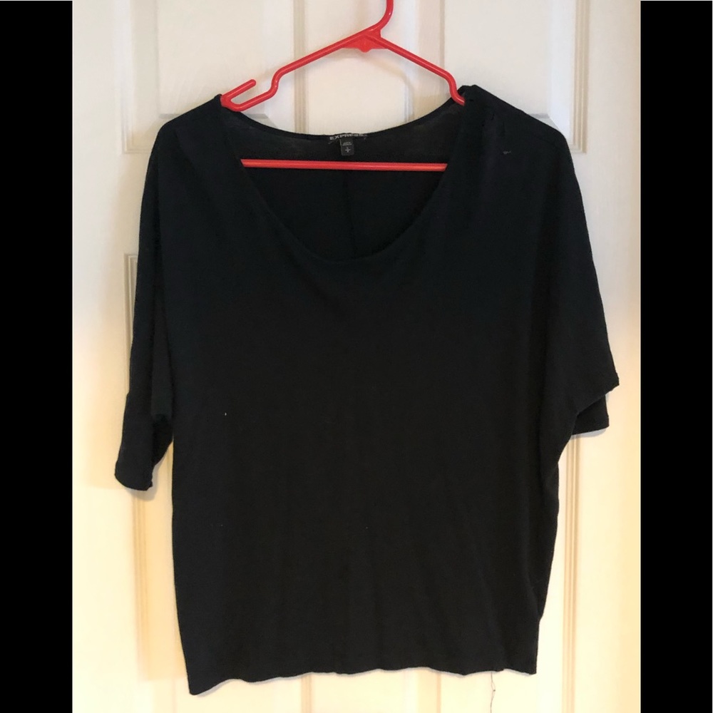 Express black tee size small